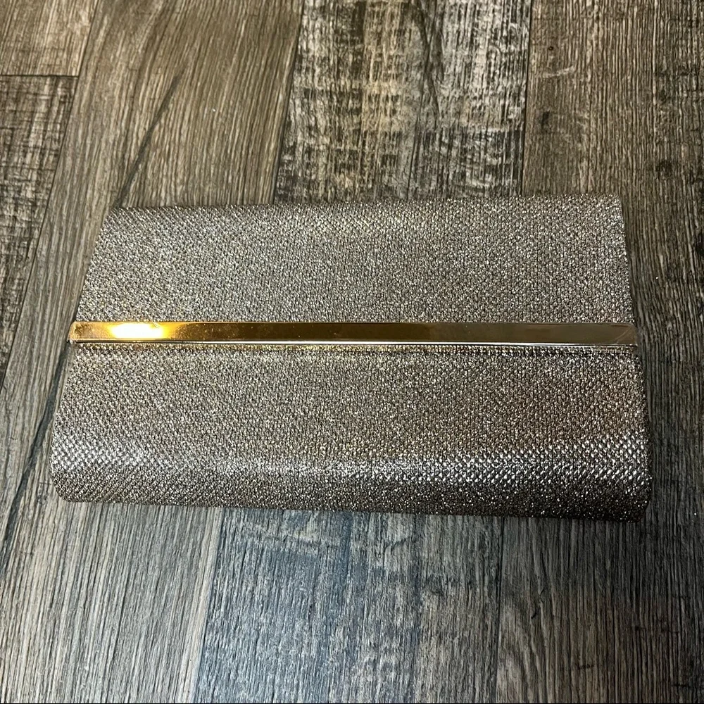 Glitter Gold Clutch